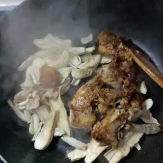 Make Fried chicken leg mushrooms step 3