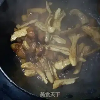 Make Fried chicken leg mushrooms step 4