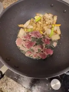 Make Garlic meat step 3