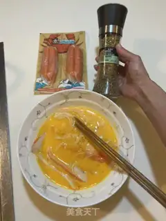 Make Crab sticks for eggs step 0