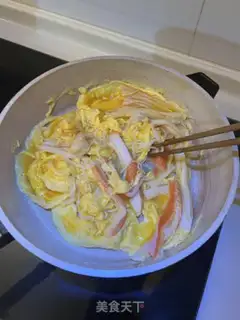 Make Crab sticks for eggs step 2