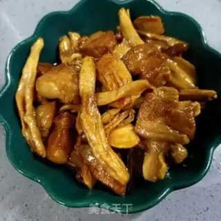 Make Fried chicken leg mushrooms step 7