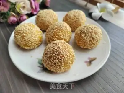 Make Pumpkin ball in the oven step 6