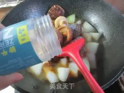 Make Twin mushrooms and melons step 5