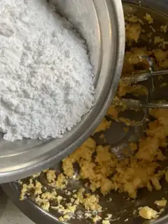 Make Rainbow Christmas cookies step 5