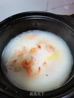 Make Shrimp porridge step 2
