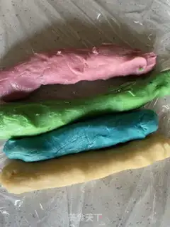 Make Rainbow Christmas cookies step 7