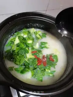 Make Shrimp porridge step 3