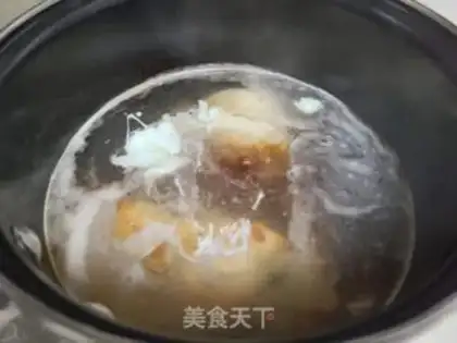 Make Peach gel balls step 2
