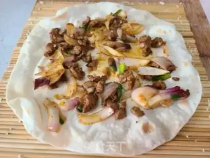 Make Ridiculous lamb burrito step 7