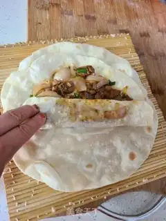 Make Ridiculous lamb burrito step 8