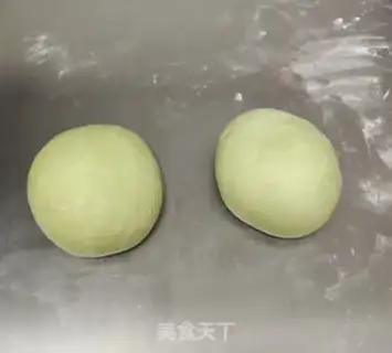 Make Coconut green tea bread step 1