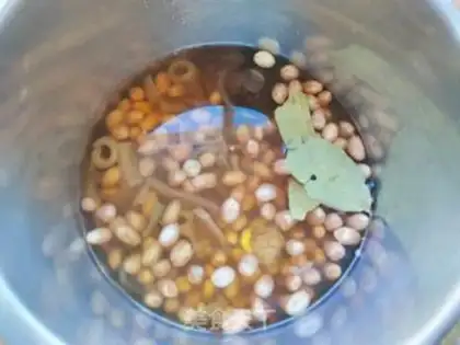 Make Pumpkin, peanut radish step 5