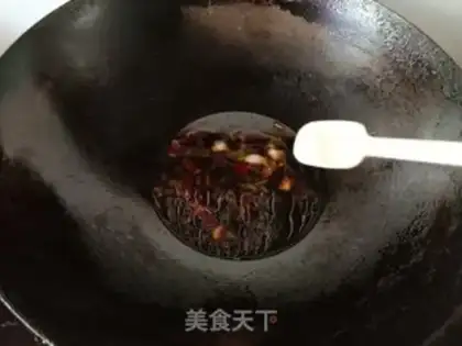 Make Pork and fried eggs step 6