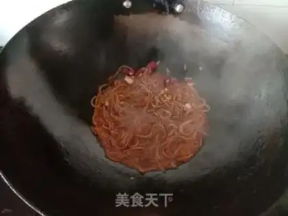 Make Pork and fried eggs step 8