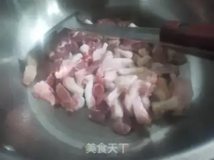 Make Hot pepper fried meat step 3