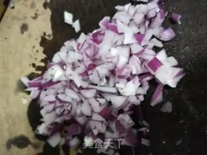 Make Beanie onion curd eggs step 2