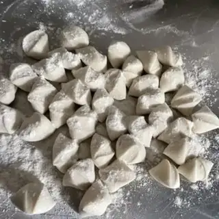 Make Celery beef dumplings step 6