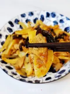 Make Lotus fried meat step 8