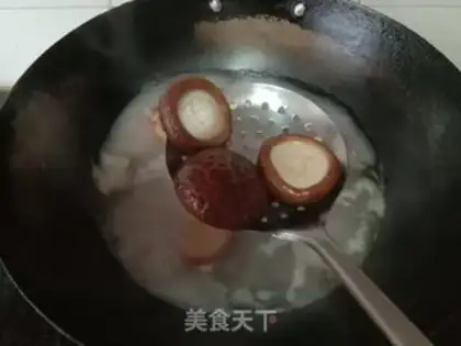 Make Garlic fan steamed mushrooms step 4