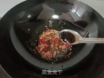 Make Garlic fan steamed mushrooms step 8