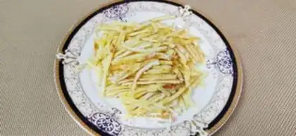 Make Egg silk step 1
