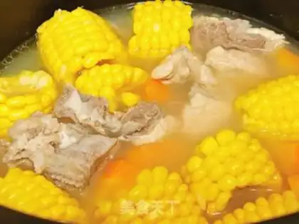 Make Corn carrot bone soup step 6