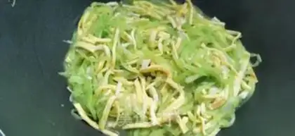 Make Egg silk step 3