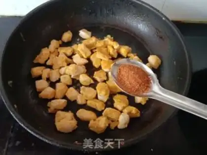 Make Five peppers of salt chicken breasts step 8
