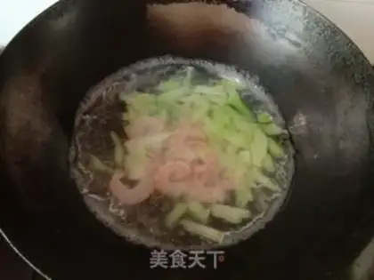 Make Shrimp with broccoli step 2