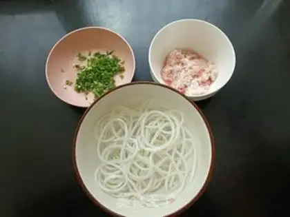 Make Sour bean corn powder step 0
