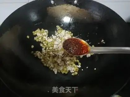 Make Sour bean corn powder step 5