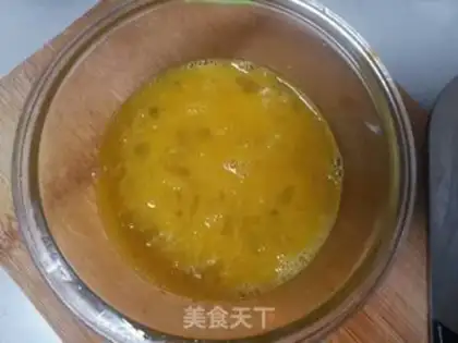 Make Ham and rice step 1