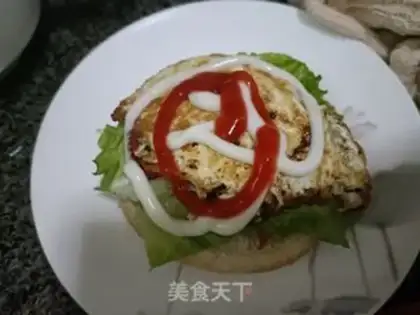 Make Chicken burger step 8