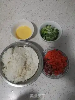 Make Weenie fried rice step 1