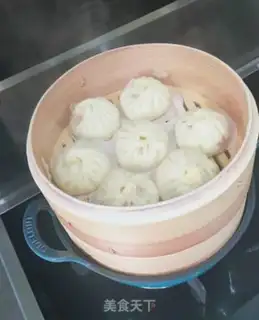 Make Pinky bean buns step 10