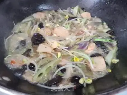 Make Plum noodles step 8
