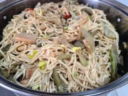 Make Plum noodles step 10