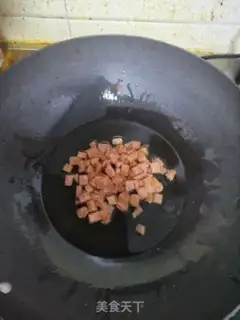 Make Ham and garlic step 1