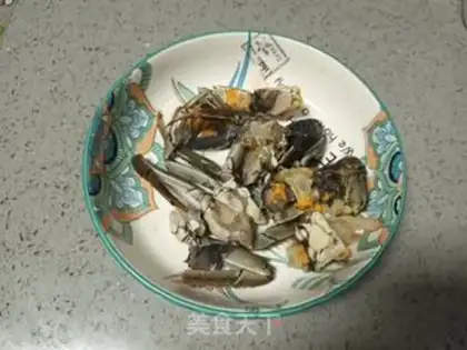 Make Crab noodles step 1