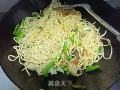 Make Crab noodles step 8