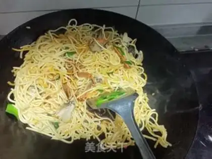 Make Crab noodles step 9