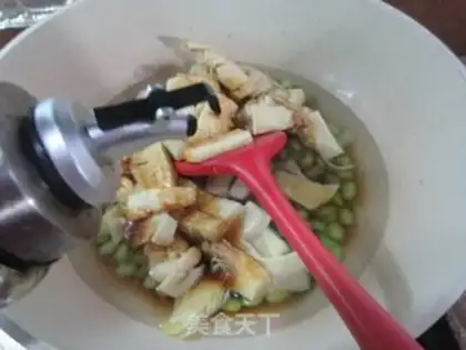 Make The beans burn the leaves step 5