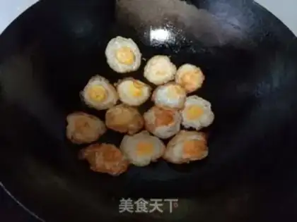 Make Garlic fried quail eggs step 1