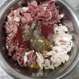 Make Spicy sausage step 4