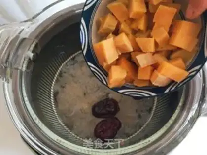 Make Silver-eared potato soup step 2