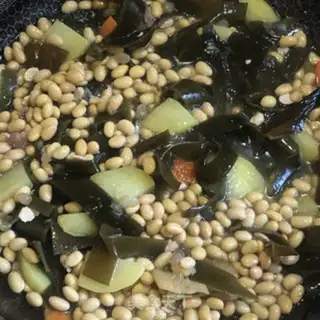 Make Plum meat with soybeans step 15