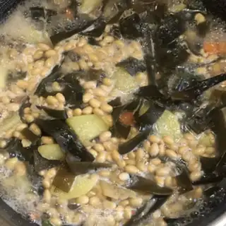 Make Plum meat with soybeans step 17