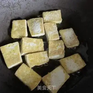 Make Tofu burn wood step 3