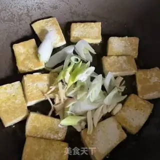 Make Tofu burn wood step 4